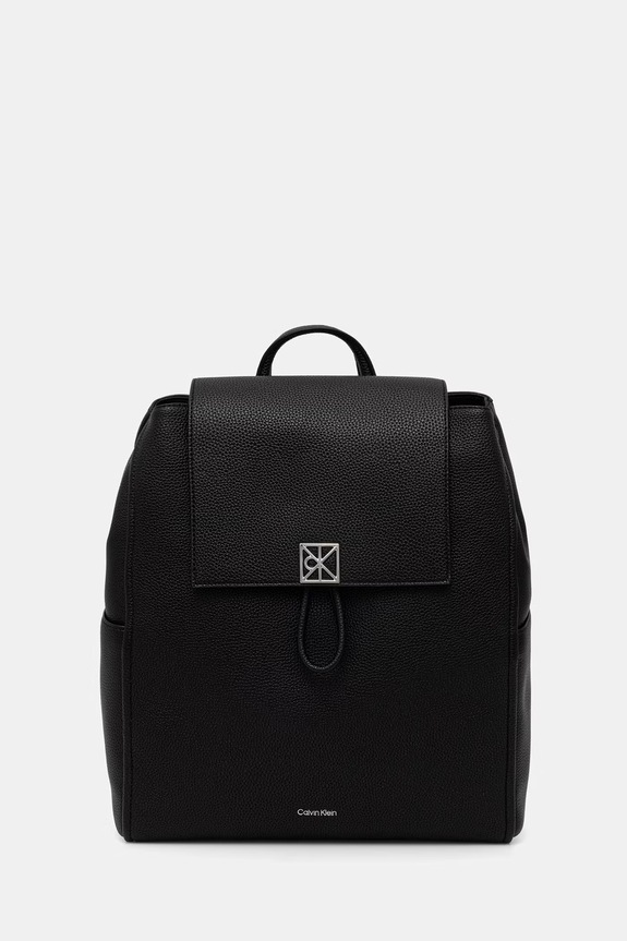 Calvin Klein plecak damski z imitacji skóry czarny LV04F3553G