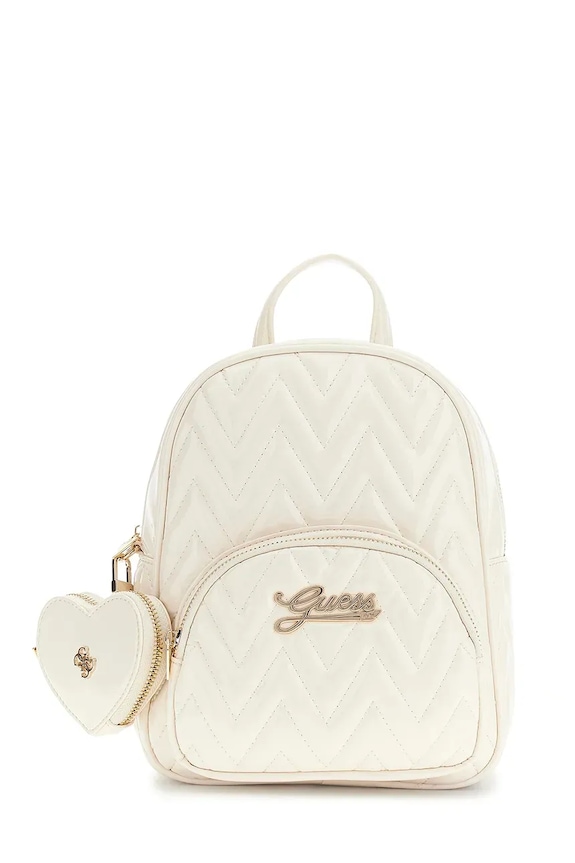 Guess plecak dziecięcy z imitacji skóry biały J6YZ06.W3000.9BY2