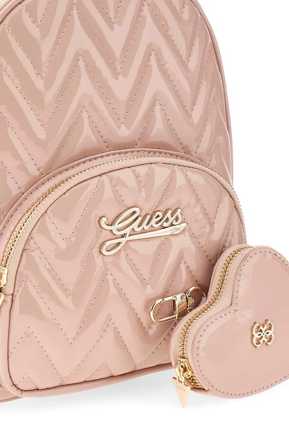 Dziewczynka Guess plecak dziecięcy z imitacji skóry J6YZ06.W3000.9BY2 różowy