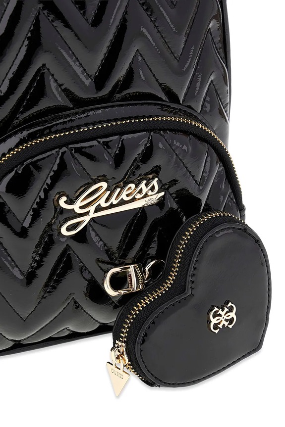 Guess plecak dziecięcy z imitacji skóry czarny J6YZ06.W3000.9BY2
