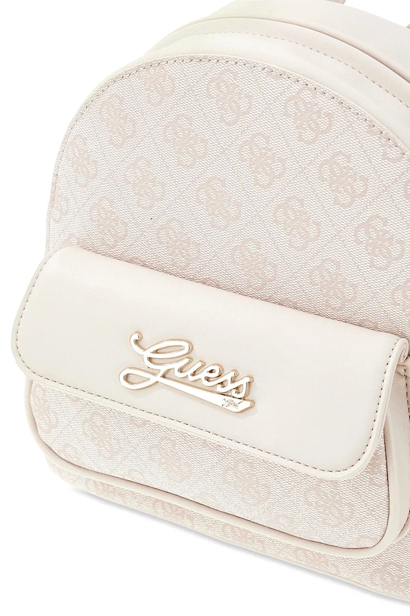 Fete Guess rucsac pentru copii, cu imitație de piele J6YZ03.W2508.9BY2 bej