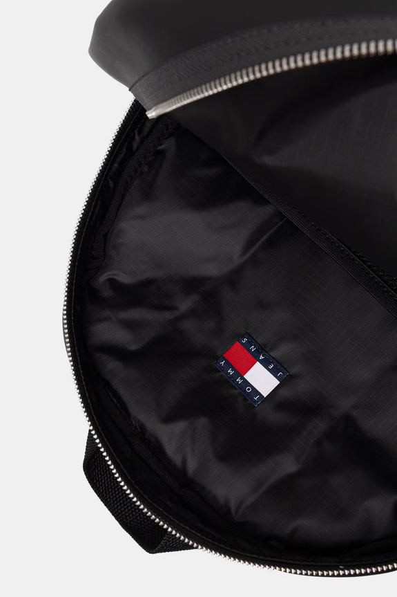 Tommy Jeans plecak męski z imitacji skóry AM0AM14340 czarny