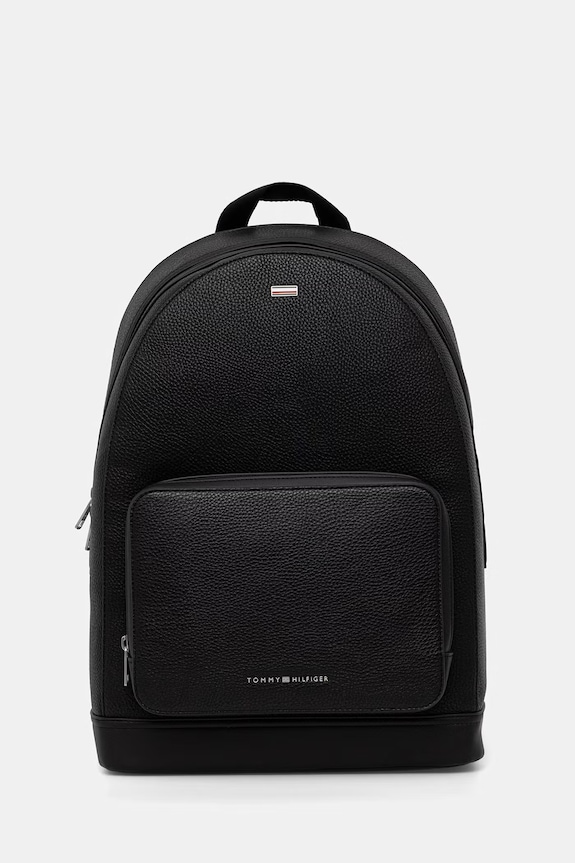 Tommy Hilfiger batoh pánský z imitace kůže černá AM0AM14431