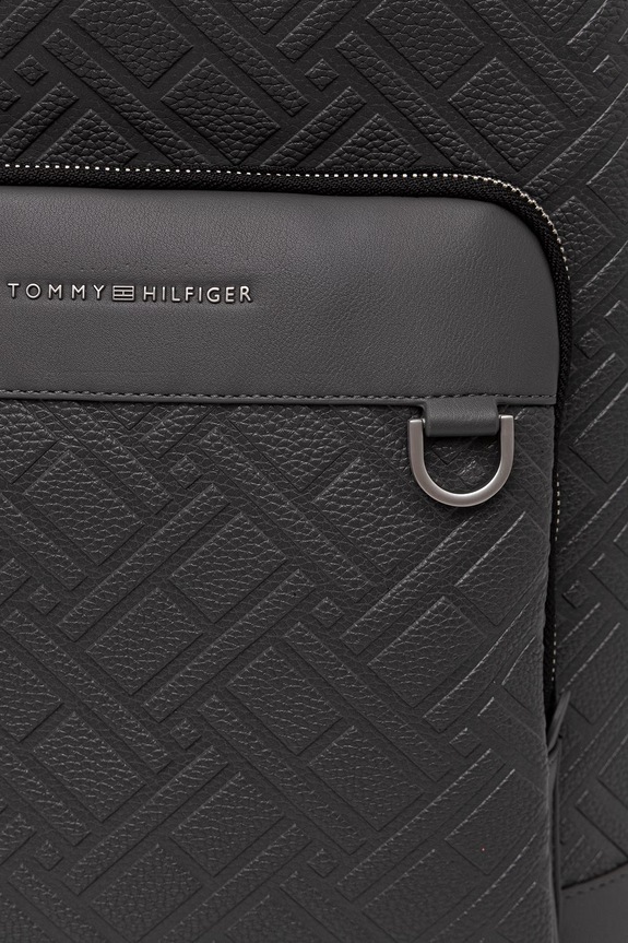Tommy Hilfiger batoh pánský z imitace kůže šedá AM0AM14427
