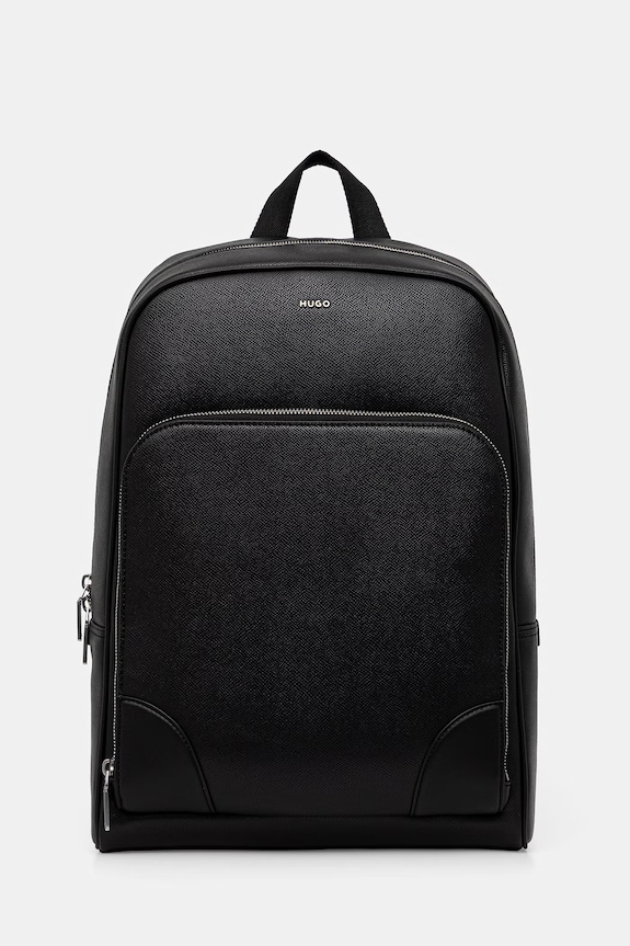 HUGO batoh pánský kožený GO-BAG BACKPACK černá 50568269