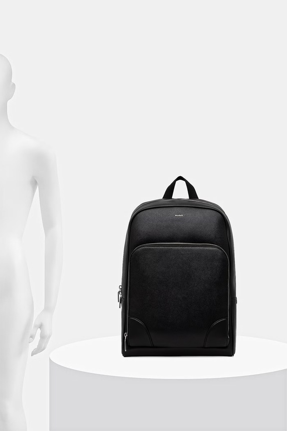 HUGO σακίδιο ανδρικό δερμάτινο GO-BAG BACKPACK 50568269
