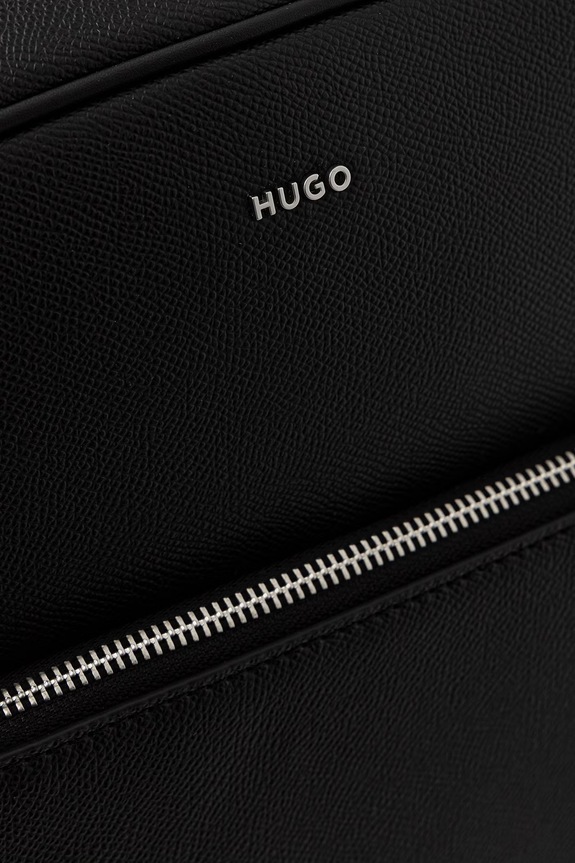 HUGO σακίδιο ανδρικό δερμάτινο GO-BAG BACKPACK μαύρο 50568269