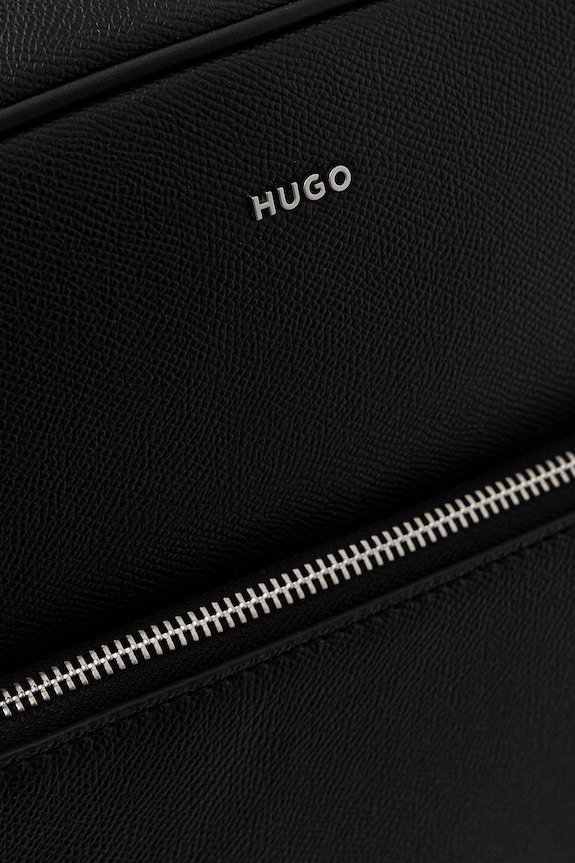 HUGO batoh pánský kožený GO-BAG BACKPACK černá 50568269