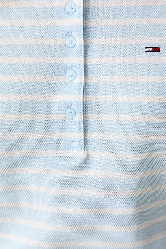 Tommy Jeans polo da donna in cotone DW0DW22820 blu