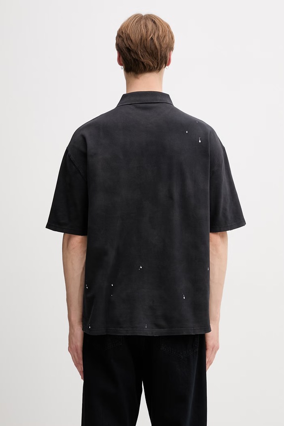 Odzież Carhartt WIP S/S Painter polo bawełniane męskie I036856 czarny