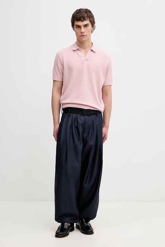 Marc O'Polo polo męskie 5000014292 różowy AW26