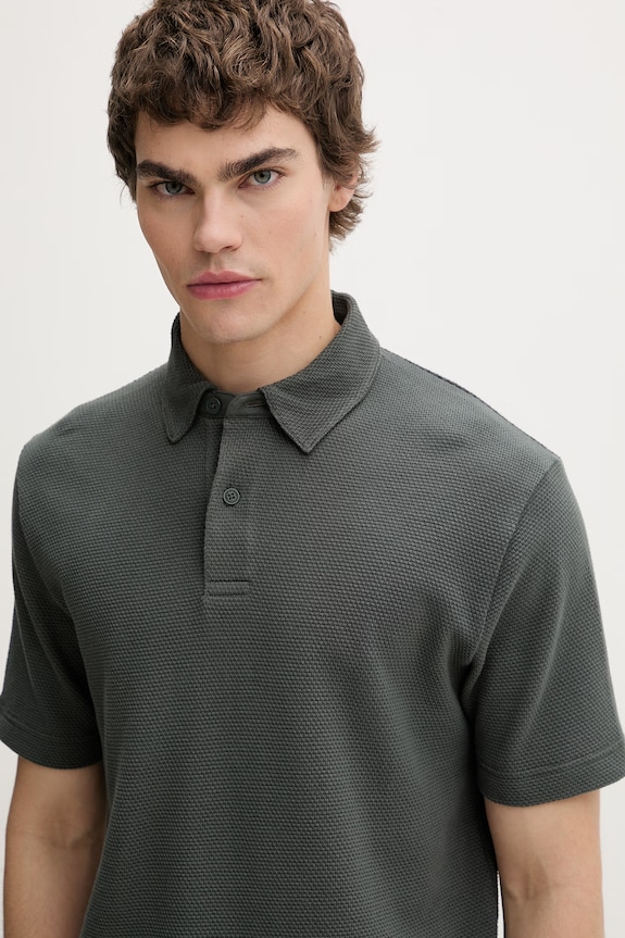 Marc O'Polo polo da uomo in cotone verde 5000014291