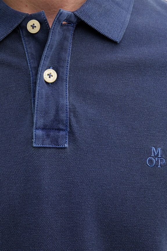 Marc O'Polo polo męskie bawełniane 5000014284 granatowy