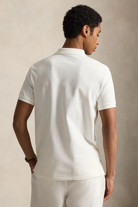 Polo Ralph Lauren polo pentru bărbați, din bumbac 710B21921 bej AW26
