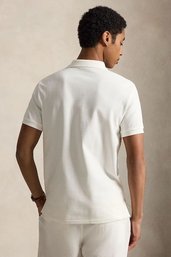 Polo Ralph Lauren polo pentru bărbați, din bumbac 710B21921 bej AW26