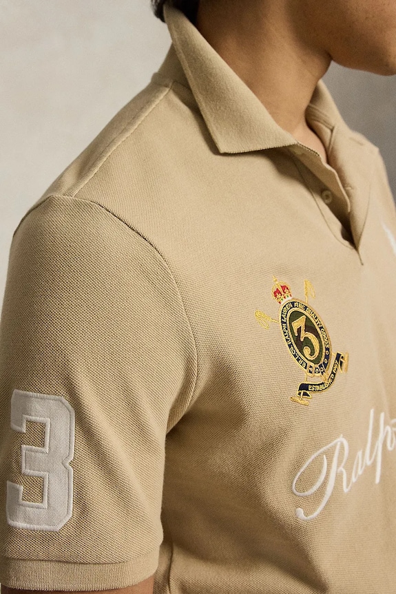 Polo Ralph Lauren поло чоловіче бавовняне зелений 710B20009