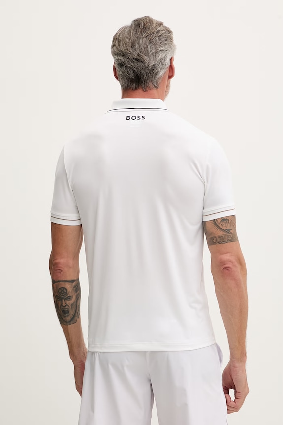 Oblečenie BOSS Green pánske polo tričko Paul Pro 50506203 béžová