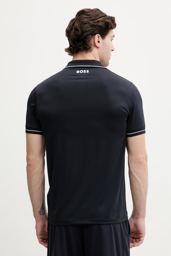 Odjeća BOSS Green polo za muškarce Paul Pro 50506203 mornarsko plava