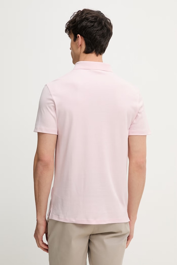 Abbigliamento Calvin Klein polo da uomo in cotone LV04LH204G rosa