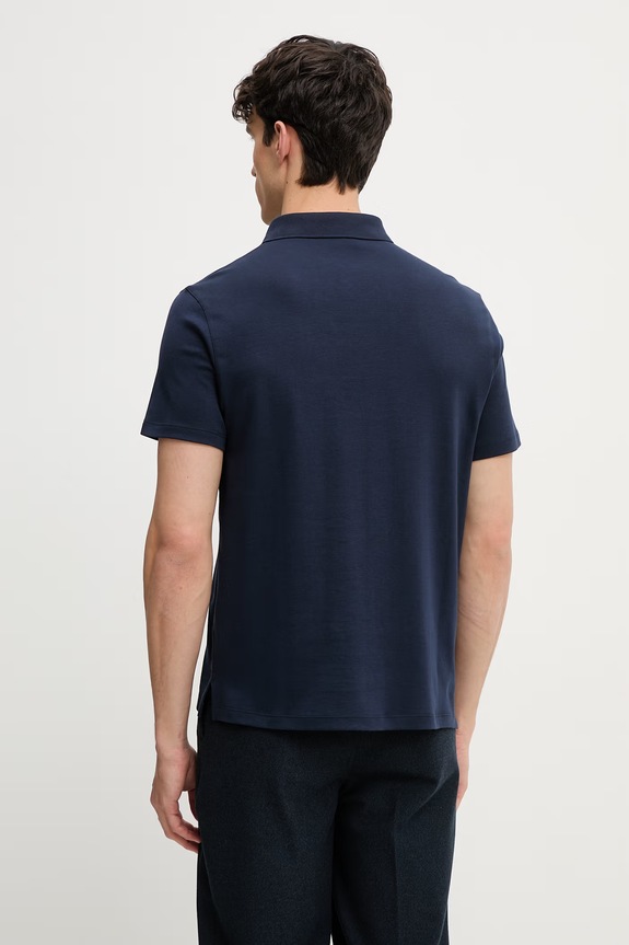 Oblečenie Calvin Klein polo tričko pánske bavlnené LV04LH204G tmavomodrá