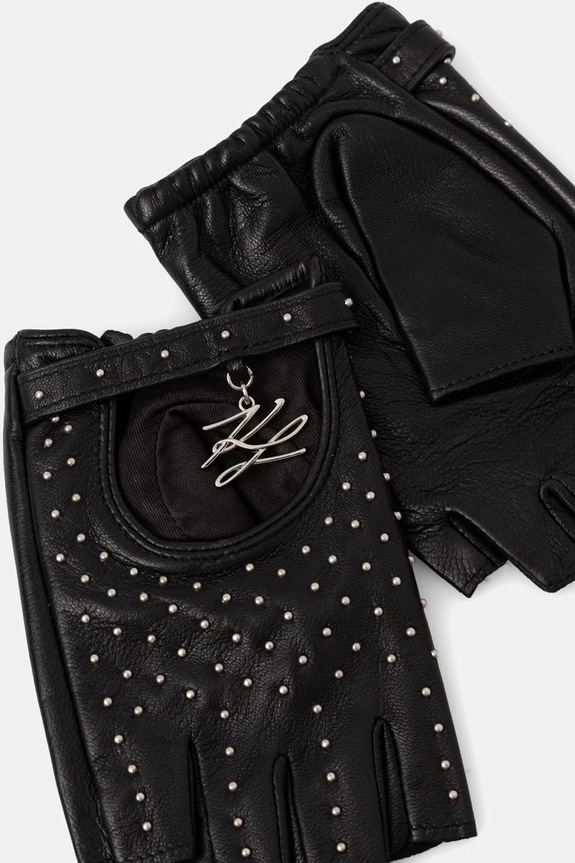 Karl Lagerfeld za žene kožne K/AUTOGRAPH B3W33010 crna AW26