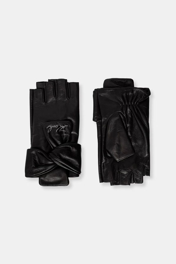 Karl Lagerfeld za žene kožna K/SIGNATURE crna B3W33012