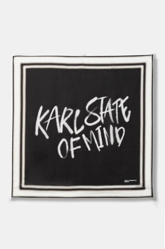 Karl Lagerfeld Jeans chusta damska czarny B3W33089