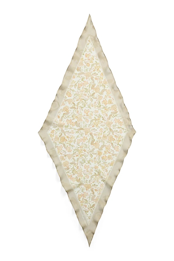 Lauren Ralph Lauren Šátek dámský hedvábný 454P18526 béžová AW26