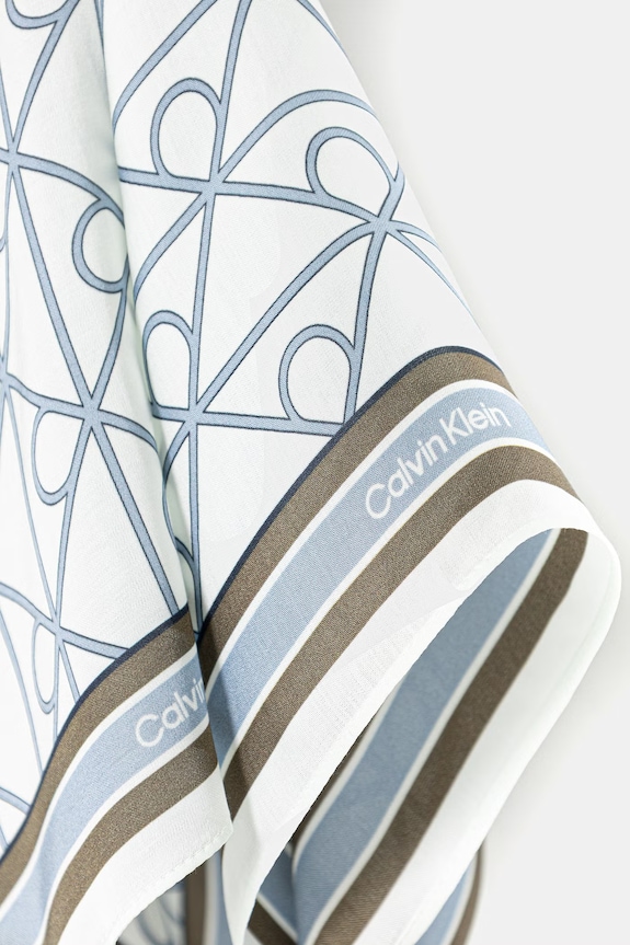 Akcesoria Calvin Klein apaszka damska LV04F9030G niebieski