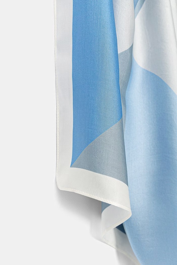 Akcesoria Calvin Klein apaszka damska LV04F9028G niebieski