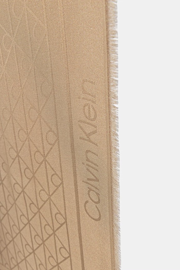 Calvin Klein apaszka damska z modalu LV04F9027G beżowy AW26