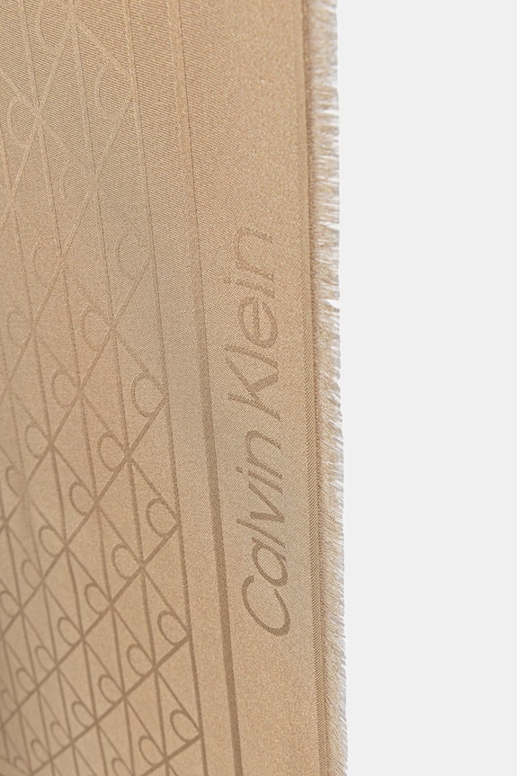 Calvin Klein apaszka damska z modalu LV04F9027G beżowy AW26