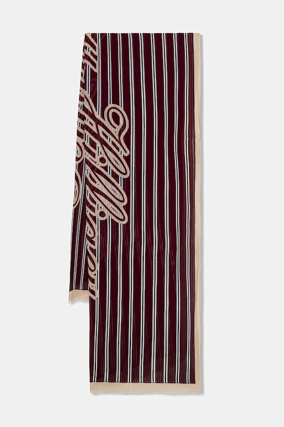 Tommy Hilfiger szal damski bordowy AW0AW18869