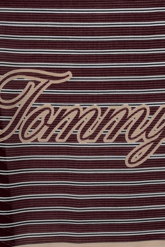 Tommy Hilfiger szal damski AW0AW18869 bordowy AW26