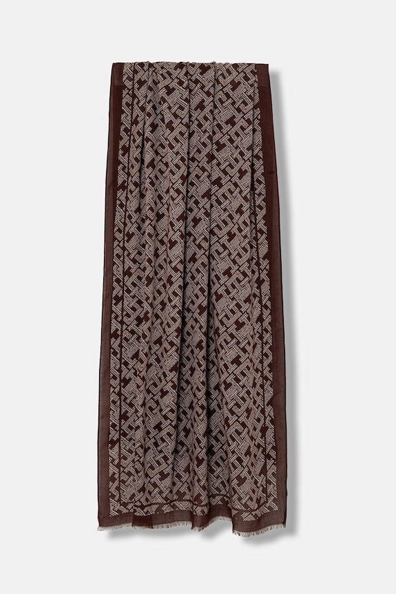 Tommy Hilfiger szal damski brązowy AW0AW18687