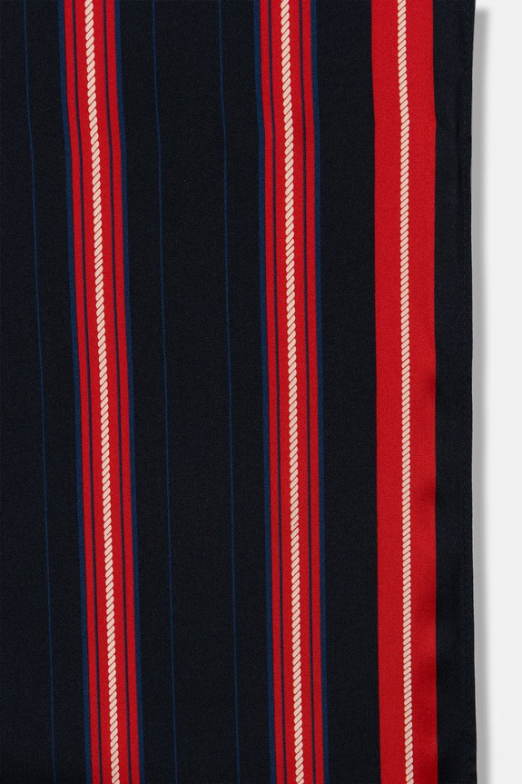 Tommy Hilfiger apaszka męska jedwabna AM0AM14315 granatowy AW26