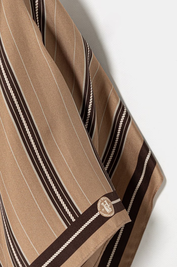 Akcesoria Tommy Hilfiger apaszka męska jedwabna AM0AM14315 beżowy