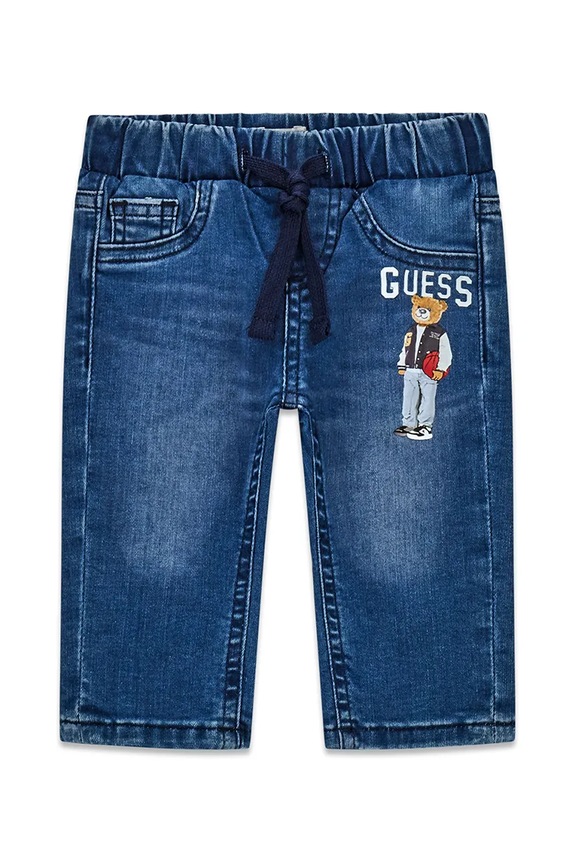Guess jeansy straight dziecięce niebieski I6YA01.D1270.9BY2