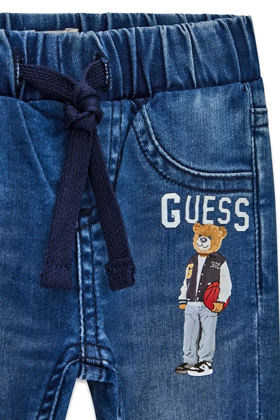Chłopiec Guess jeansy straight dziecięce I6YA01.D1270.9BY2 niebieski