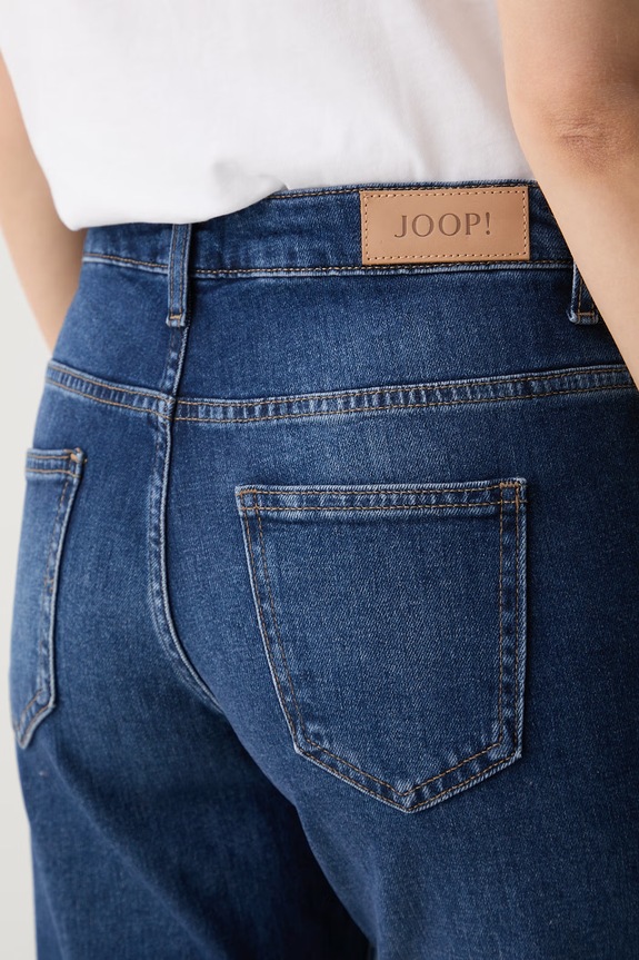 Joop! jeansy wide leg damskie granatowy 30104372