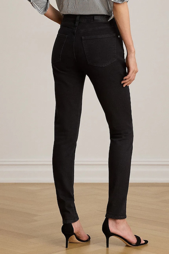 Lauren Ralph Lauren rifle skinny dámske 200B27740 čierna AW26