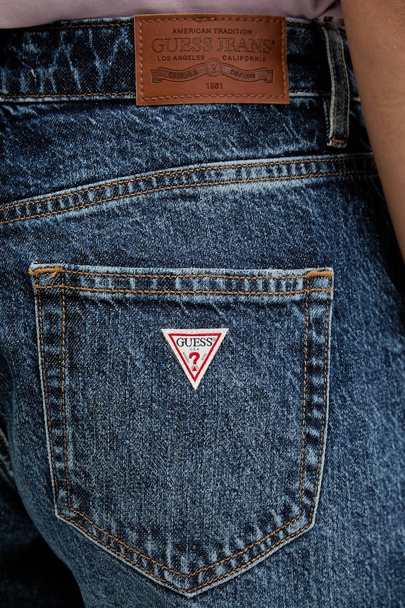 Guess Jeans wide leg traperice za žene plava W6RA2B.D5M5L