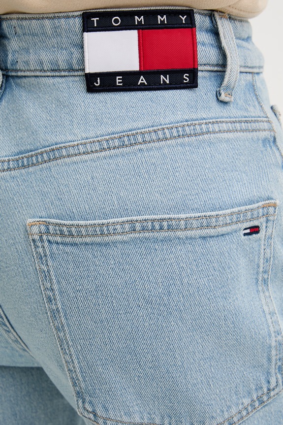 Tommy Jeans jeansy relaxed fit damskie niebieski DW0DW23112