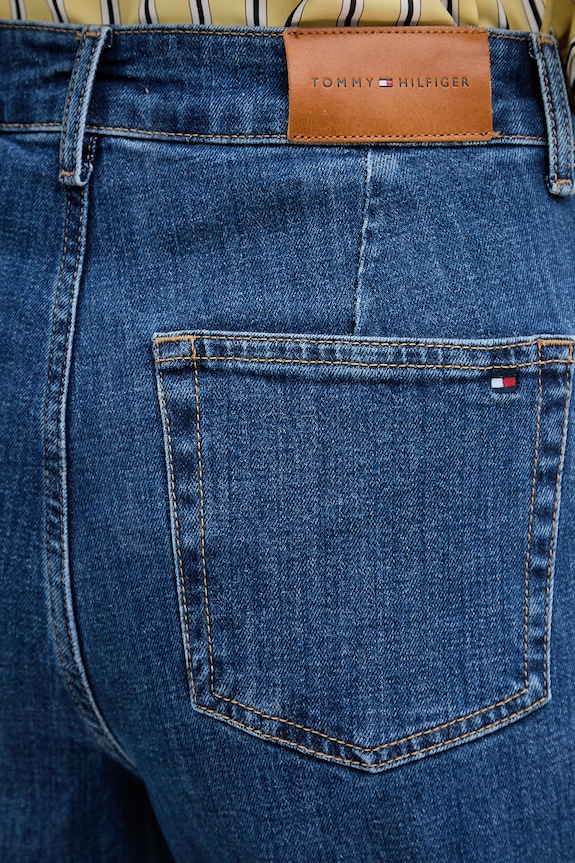 Tommy Hilfiger rifle široké dámske tmavomodrá WW0WW49967
