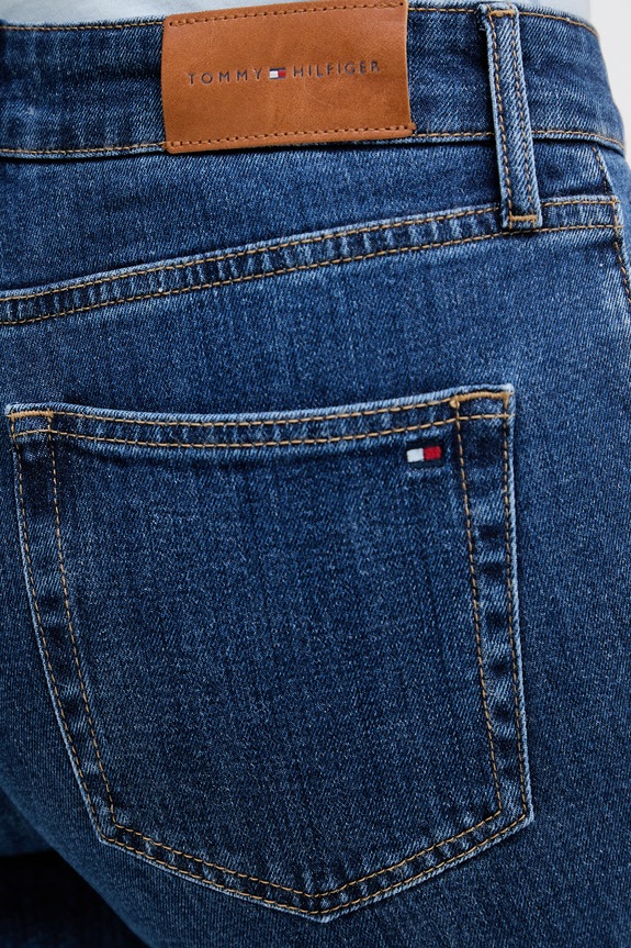 Tommy Hilfiger jeansy slim fit damskie granatowy WW0WW49957