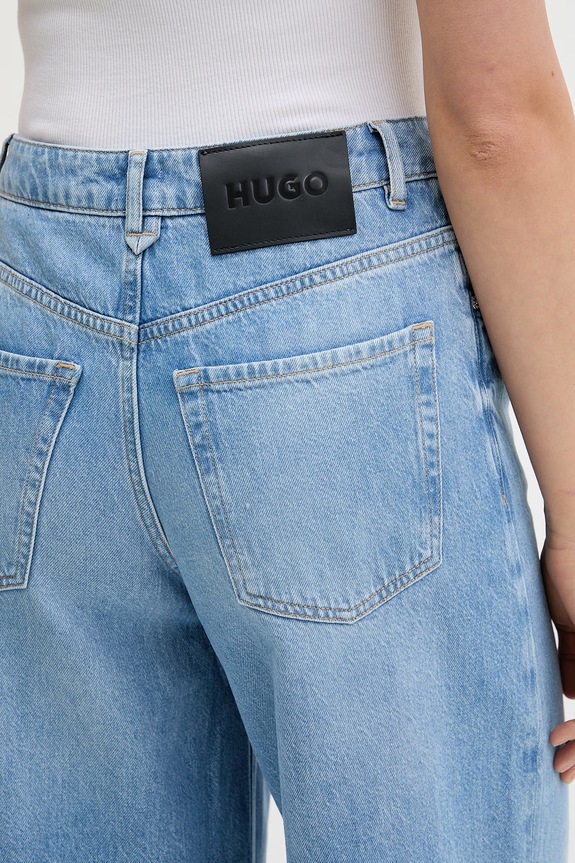 HUGO джинсы straight для женщин 937_16 голубой 50563527