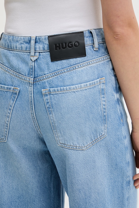 HUGO джинсы straight для женщин 937_16 голубой 50563527