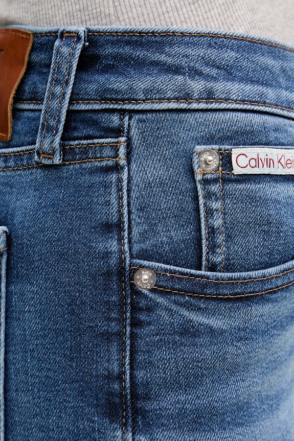 Calvin Klein Jeans skinny női kék LV047G922G