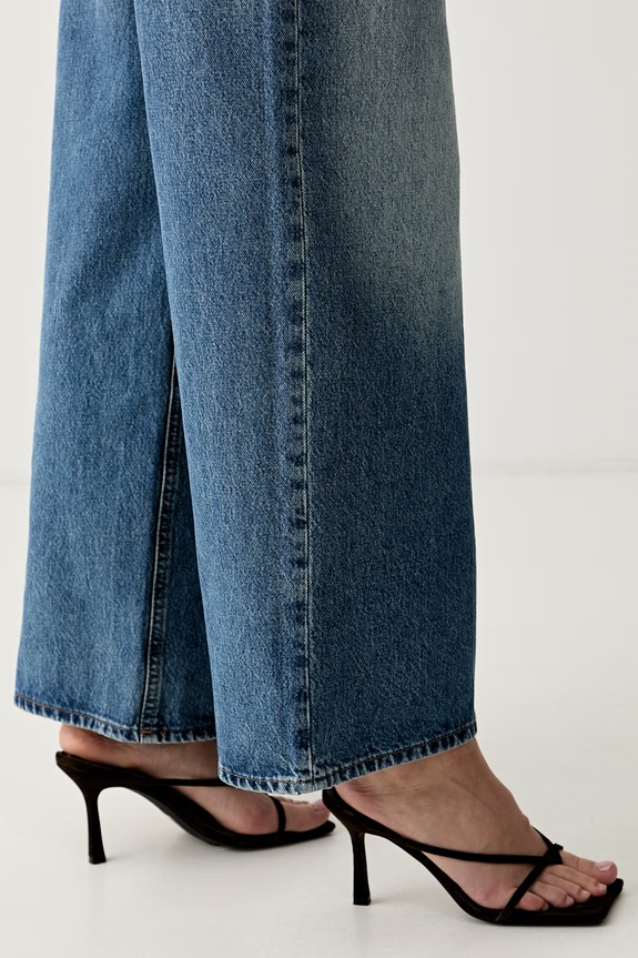 Calvin Klein Jeans rifle relaxed fit dámske modrá LV047G912G