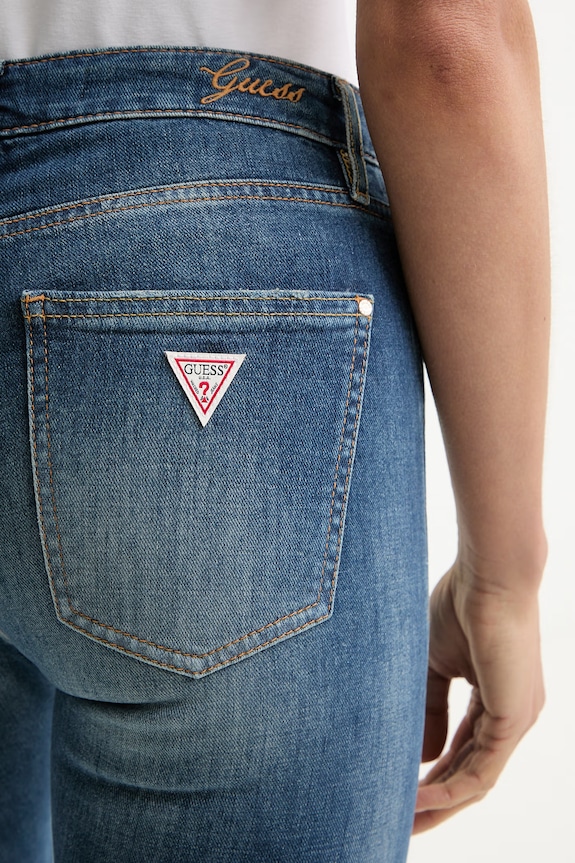 Guess дънки flare дамски SEXY FLARE син W6YA0L.D1332